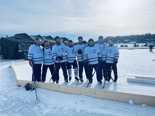 Southport competed in this year's pond hockey tournament in Minocqua, WI!