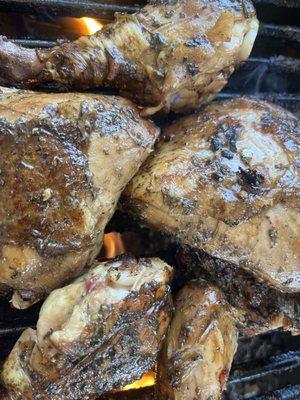 Jerk chicken sizzle