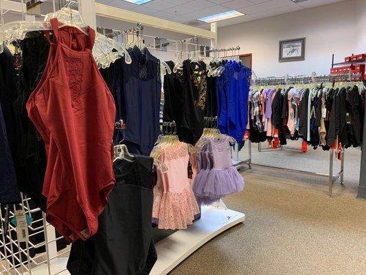 We offer a wide selection of Dancewear, Shoes, & Tights.