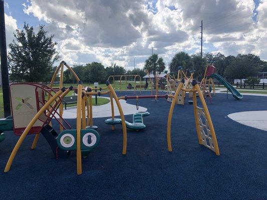 Toddler playground and big kids playground