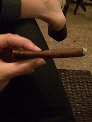 Showing the smushy sponge they call a lancero.