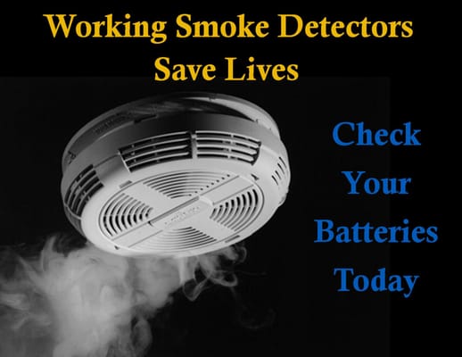 Smoke Detectors Save Lives