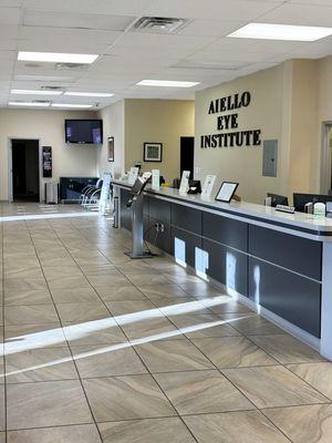 Aiello Eye Institute - Foothills location front waiting room.