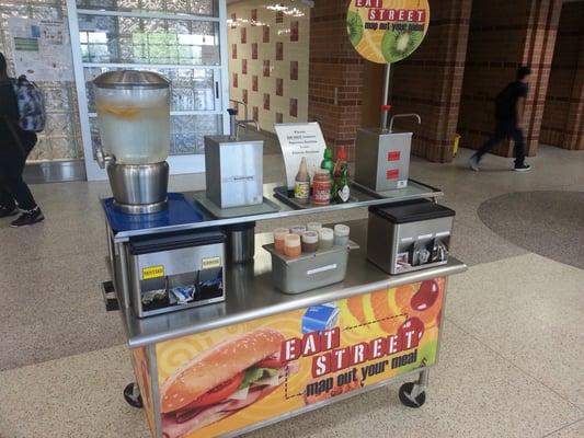 Townview Magnet HS : The service bar even includes fresh orange infused ice water!