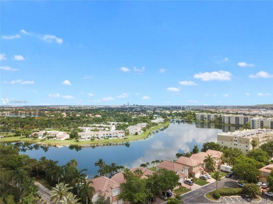 Ariel view Doral Isles