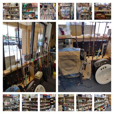 DVD's, Records, Tools, Hardware and Fishing Poles