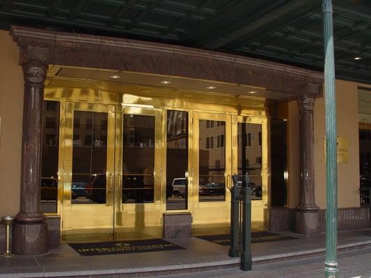 Waterproofing exterior of Stephen F Austin Hotel in Downtown Austin