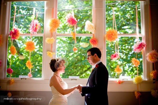 The whole place fills with sun on summer afternoons.  Who needs stained glass with windows like that?!