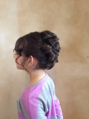 Had both my daughter's hair done by Gina. My girls were flower girls for a wedding. And she did an amazing job!