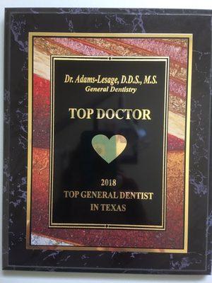 Award winning GENERAL DENTIST !