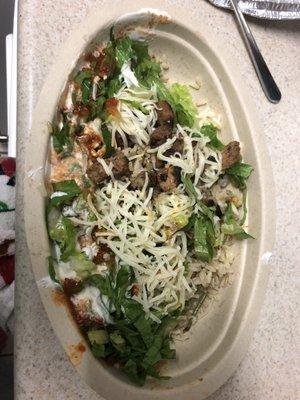 Horrible bowl from chipotle - Warrenville