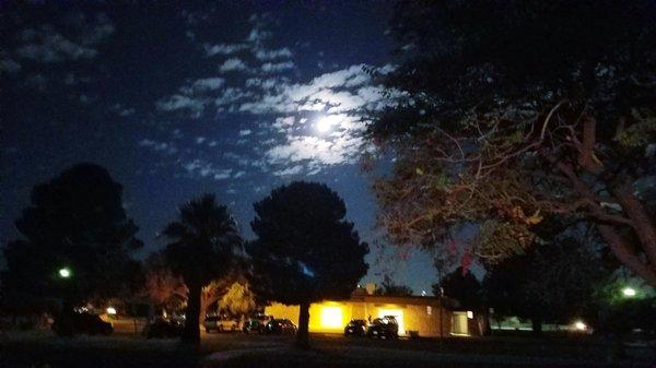 Beautiful night sky northeast El Paso at the Arlington Park