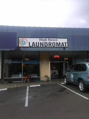 High street laundromat