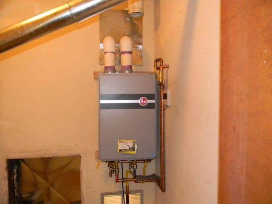 Complete tankless and tank style water heater service.