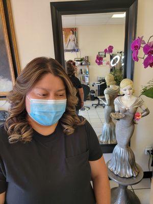 Caramelo balayage color