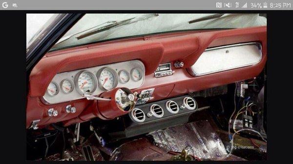 1972 Ford Mustang custom made dashboard