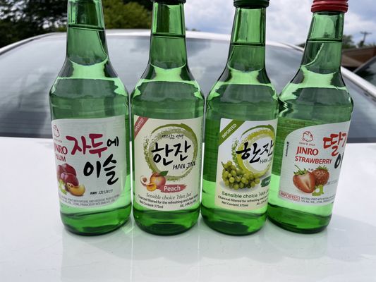 Good soju selection. There were other flavors like blueberry that I didn't buy