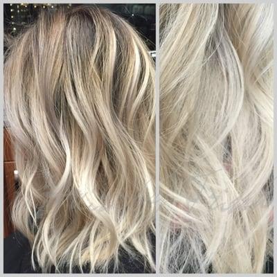 her 3rd sessions of going blonde