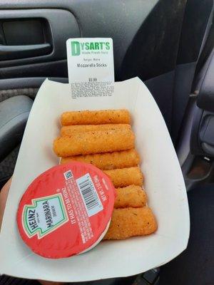 Mozzarella sticks