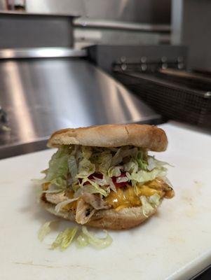 Green Chile Chicken Sandwich