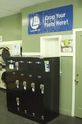 Laundry Locker Wash and Fold and Dry Cleaning lockers