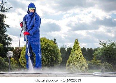 Pressure washing