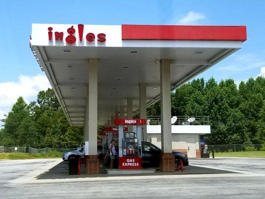 INGLES GAS EXPRESS at Travelers Rest, South Carolina.