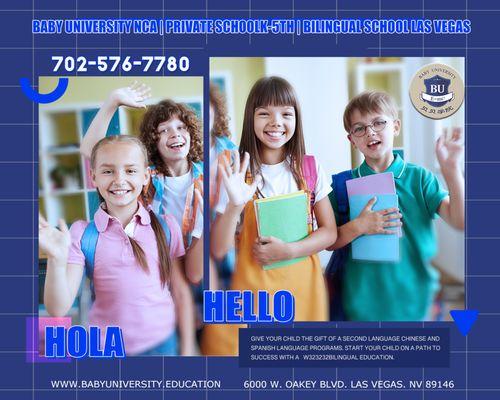 Join Our Multilingual Programs at Baby University, Las Vegas!