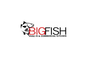 Big Fish HVAC Logo