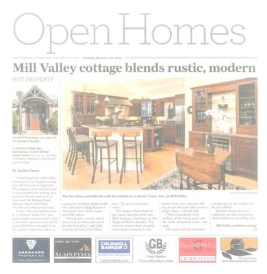 Julie Leitzell's PR background came in handy in landing her listing on the cover of the Sunday Chronicle real estate section