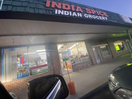 Parking spot allotted to india spice store