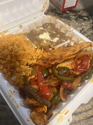 10. Fajitas de Pollo