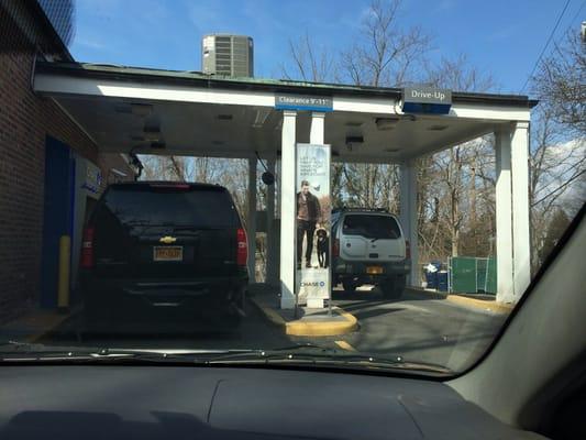 Drive through window