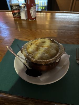 French onion soup. Yum!