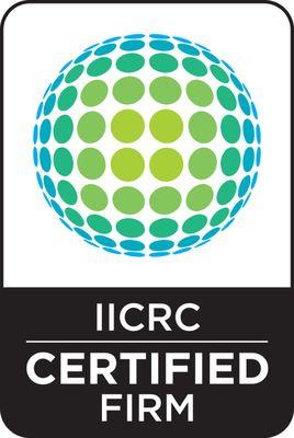 We're IICRC Certified Firm