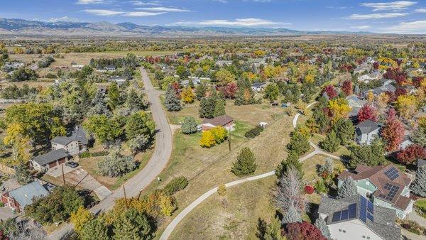 Beautiful fall day for a residential real estate shoot