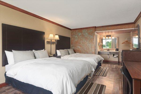 Renovated rooms with Down Décor Bedding