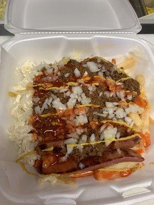 Garbage Plate lunch special!