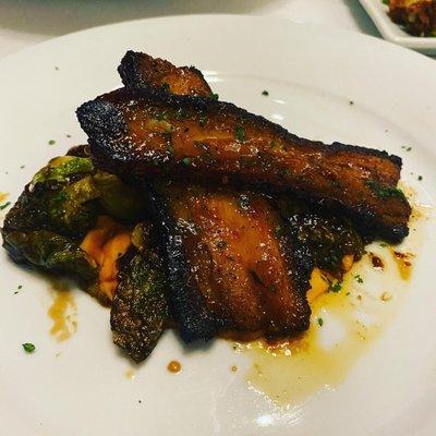 Pork belly appetizer