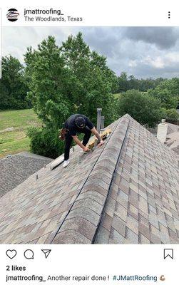 Repairs on Roofing