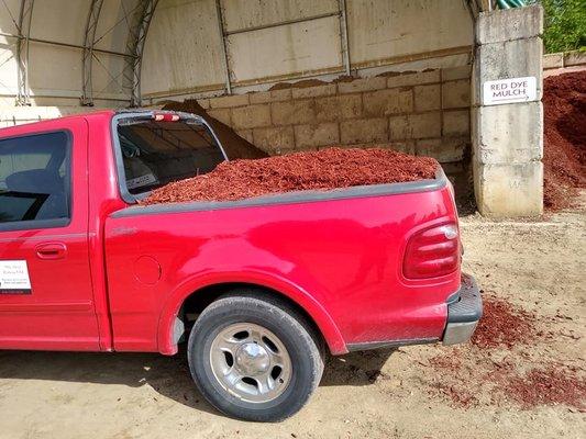 Mulch haul and application for your yard or business