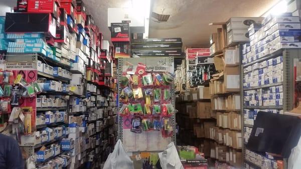 So many parts in stock!