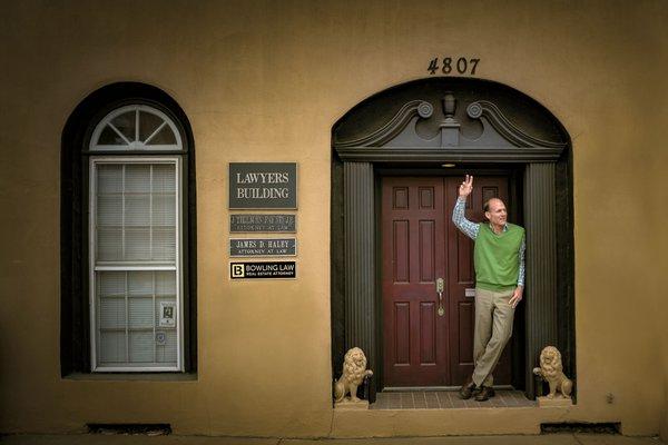 Eddie Bowling, real estate attorney in historic downtown Acworth, Ga