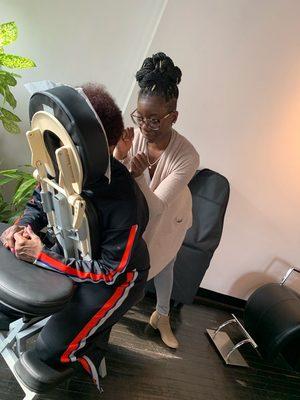 Chair Massage Event