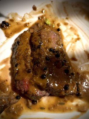 Steak Au Poivre.