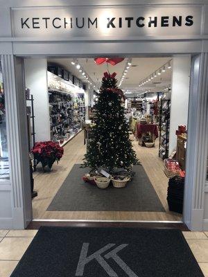 Ketchum Kitchen's new remodel! Great Looking Tree and decorations too!