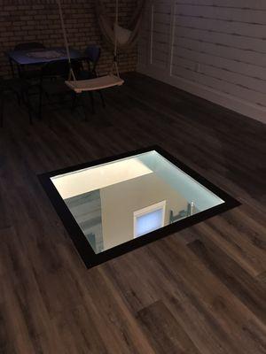 Glass floor