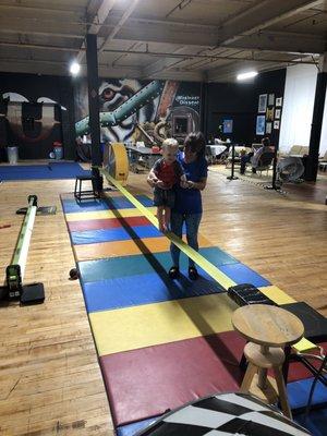 Owen on the Slack line