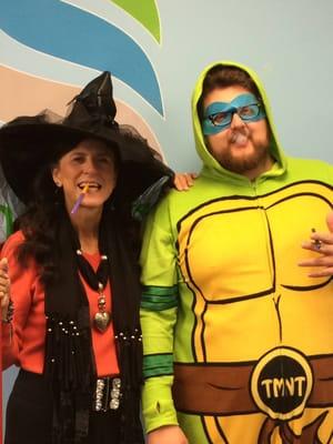 ACC Alma sales specialist Carmen Greer and Regional Mgr. Eddie Switek on Halloween 2014.