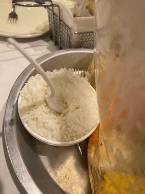 Steamed rice